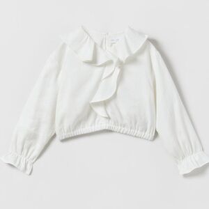 Zara Fluid Ruffled Blouse